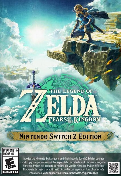 Обложка The Legend of Zelda: Tears of the Kingdom - Nintendo Switch 2 Edition